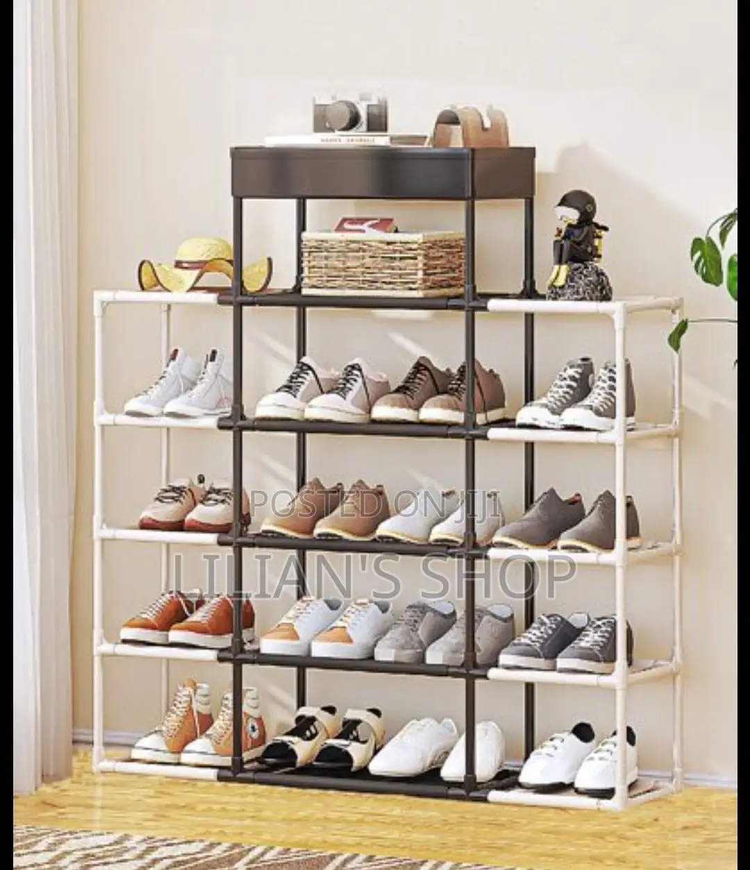 Multifunction 4 Layer Shoe Rack Organizer
