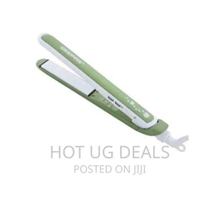 Ceramic Geepas Straight Hair Straighteners 35W - Green