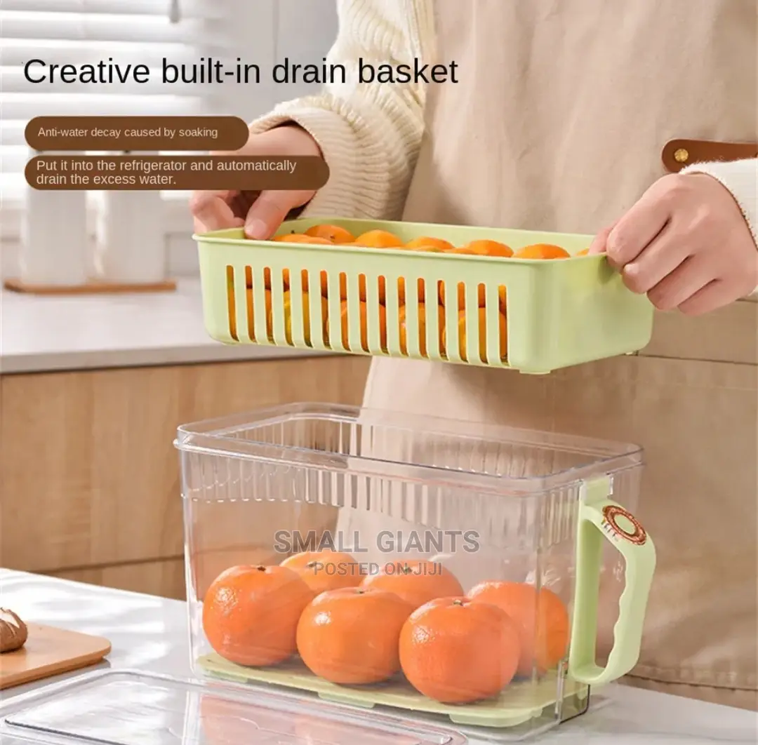 1pc Moisture and Dust Prevention Refrigerator Storage Box