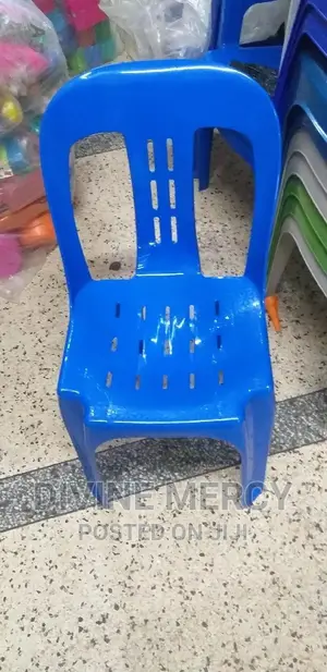 New Armless Chair With Design of Flowers