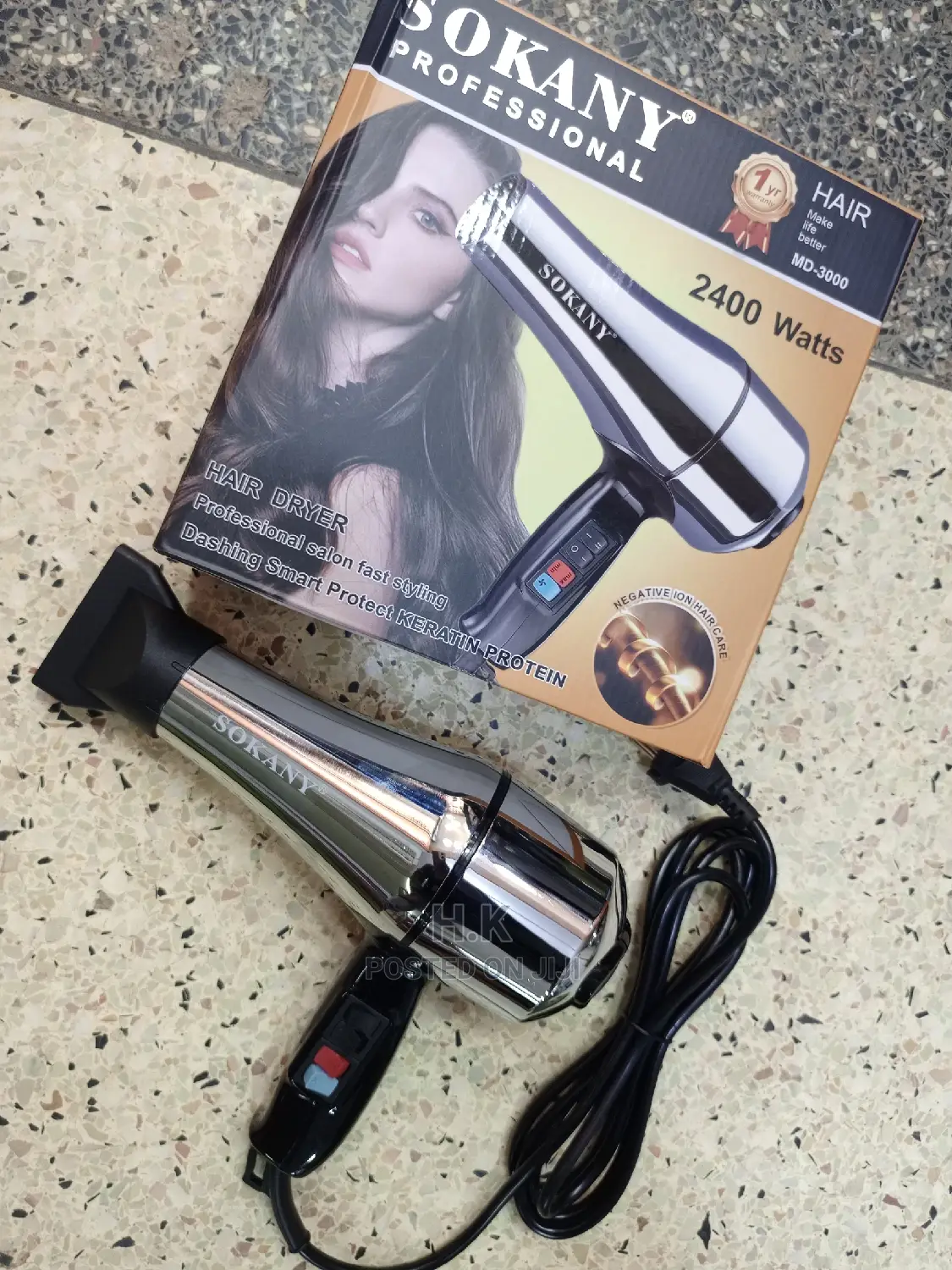 SOKANY 2400W High-Power Hair Dryer Strong Power