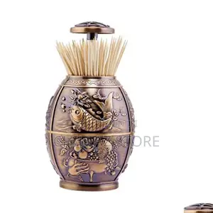 Metallic Toothpick Holder.