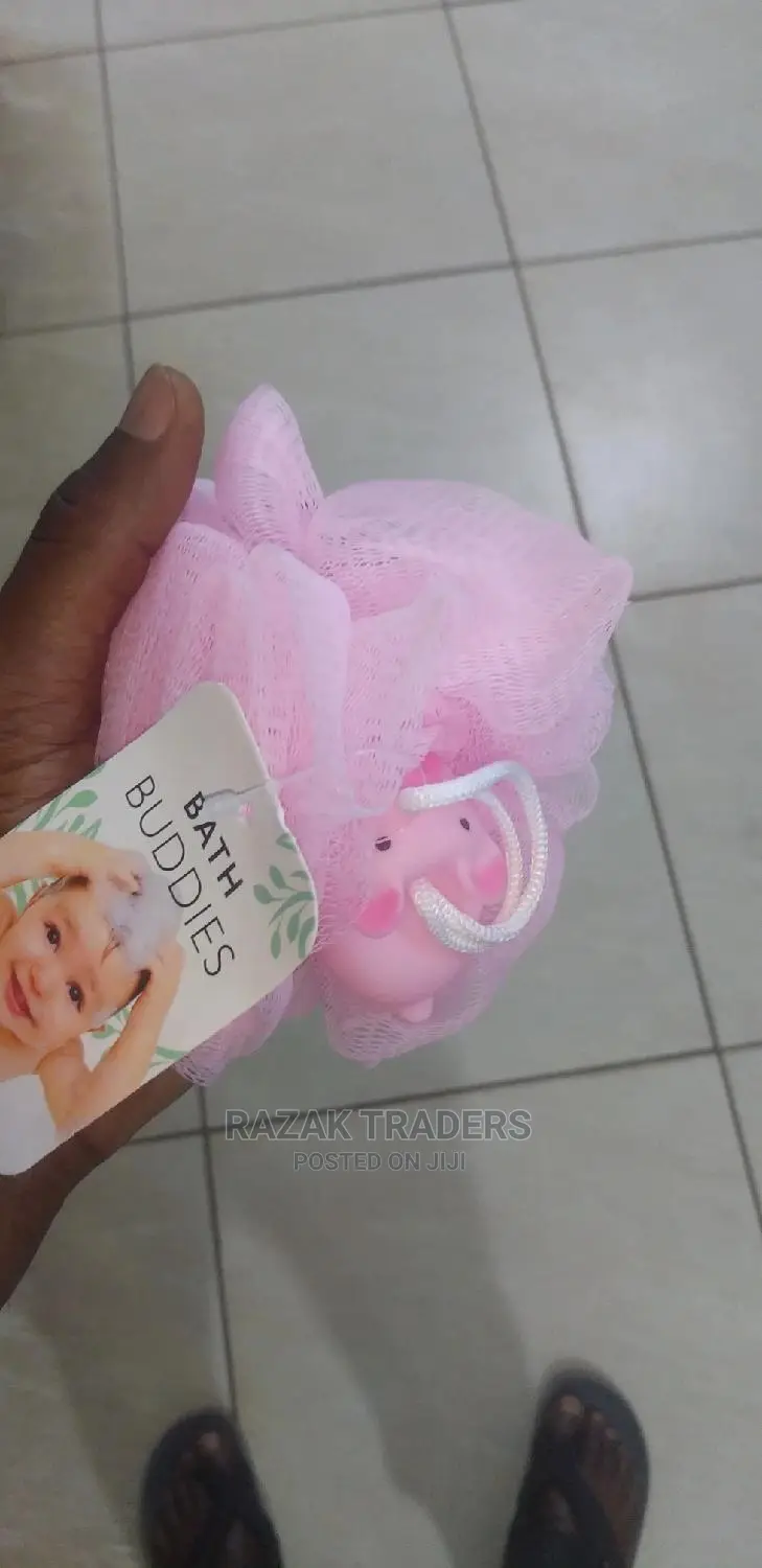 Baby Bathing Sponge, Pink,Blue, Green