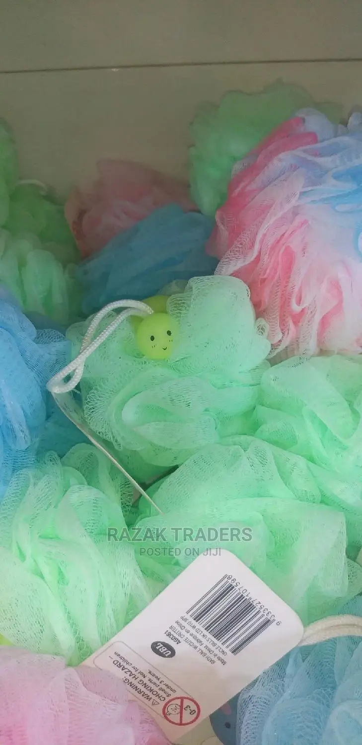 Baby Bathing Sponge, Pink,Blue, Green