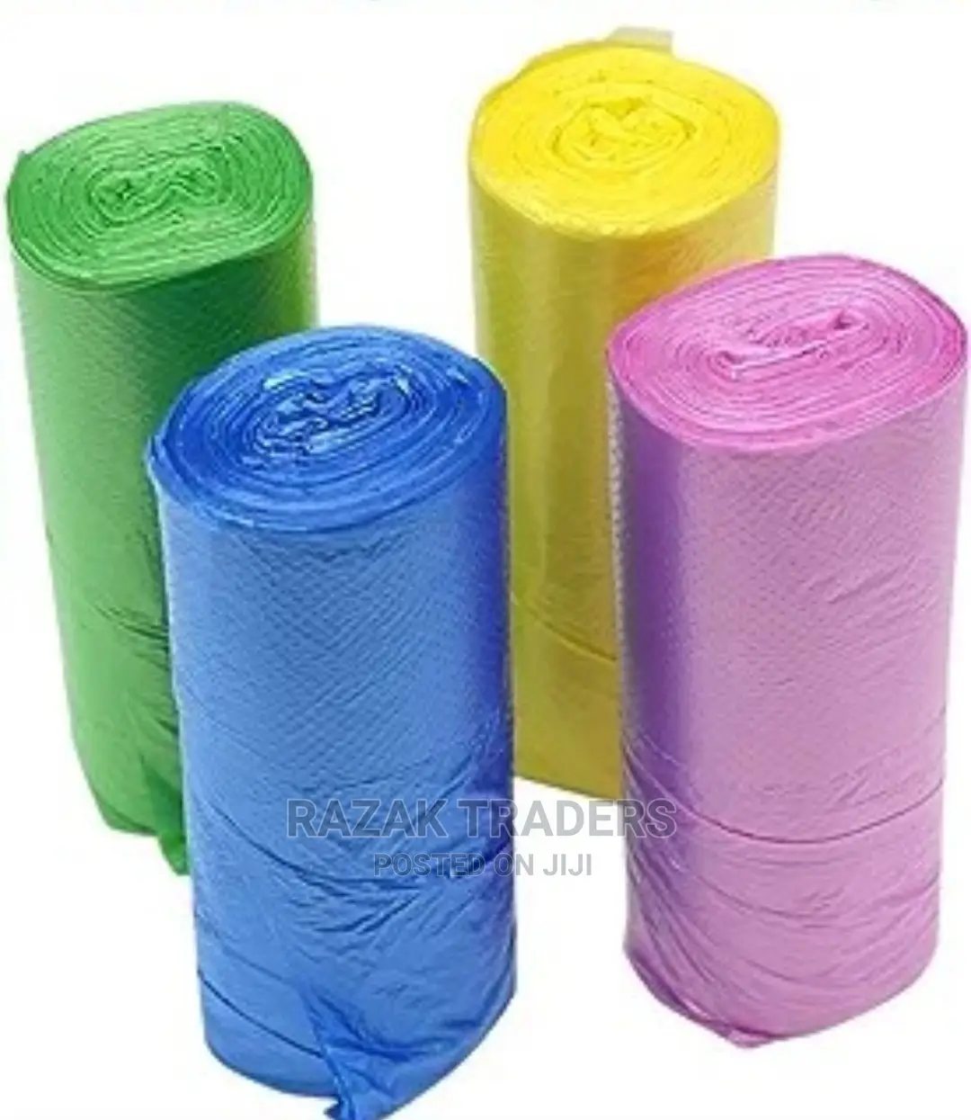 50×60cm (35l) Colourful Trash Bags 90pcs