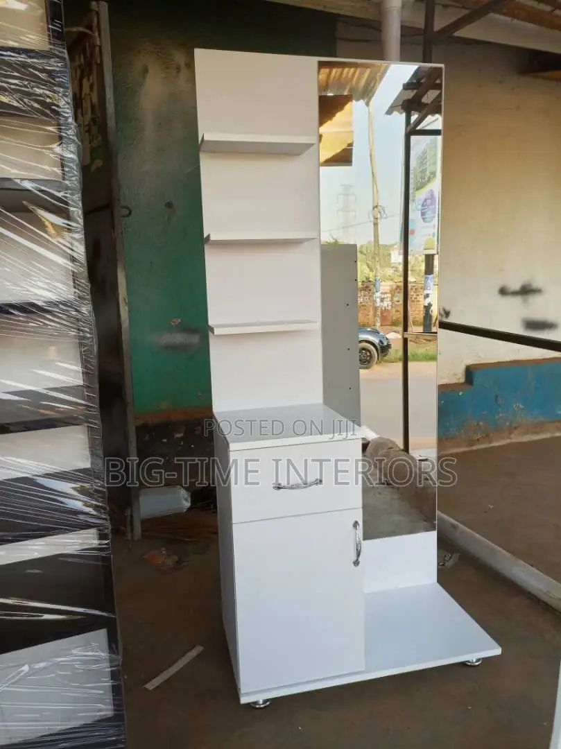 White Long Dressing Mirror