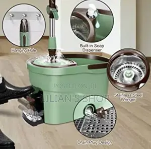 Magic Spin And Mop Bucket With Foot Pedal