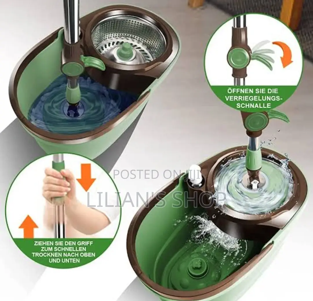 Magic Spin And Mop Bucket With Foot Pedal