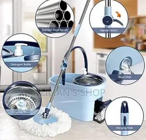 Magic Spin And Mop Bucket With Foot Pedal