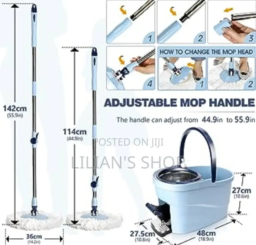 Heavy Duty Spin Mopper With Foot Pedal
