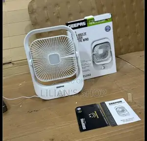 Geepas 8" Rechargeable Fan With Led Light GF21162