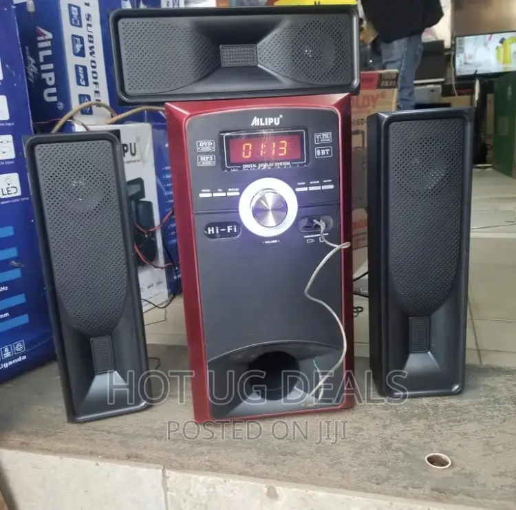 AILIPU Speakers 3 Speaker 1 Bass - Black