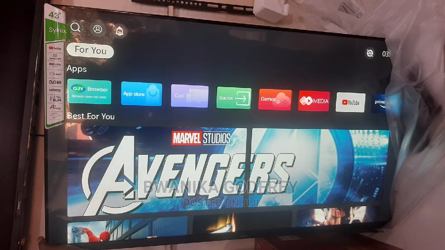 Syinix 43 Smart Tv