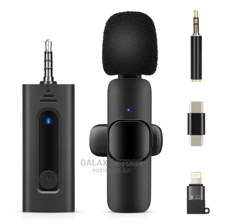 Single Wireless Lavalier Microphone Plug and Play Lapel Mic