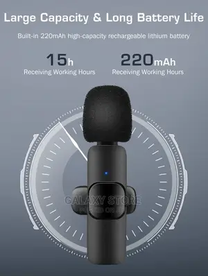 Single Wireless Lavalier Microphone Plug and Play Lapel Mic