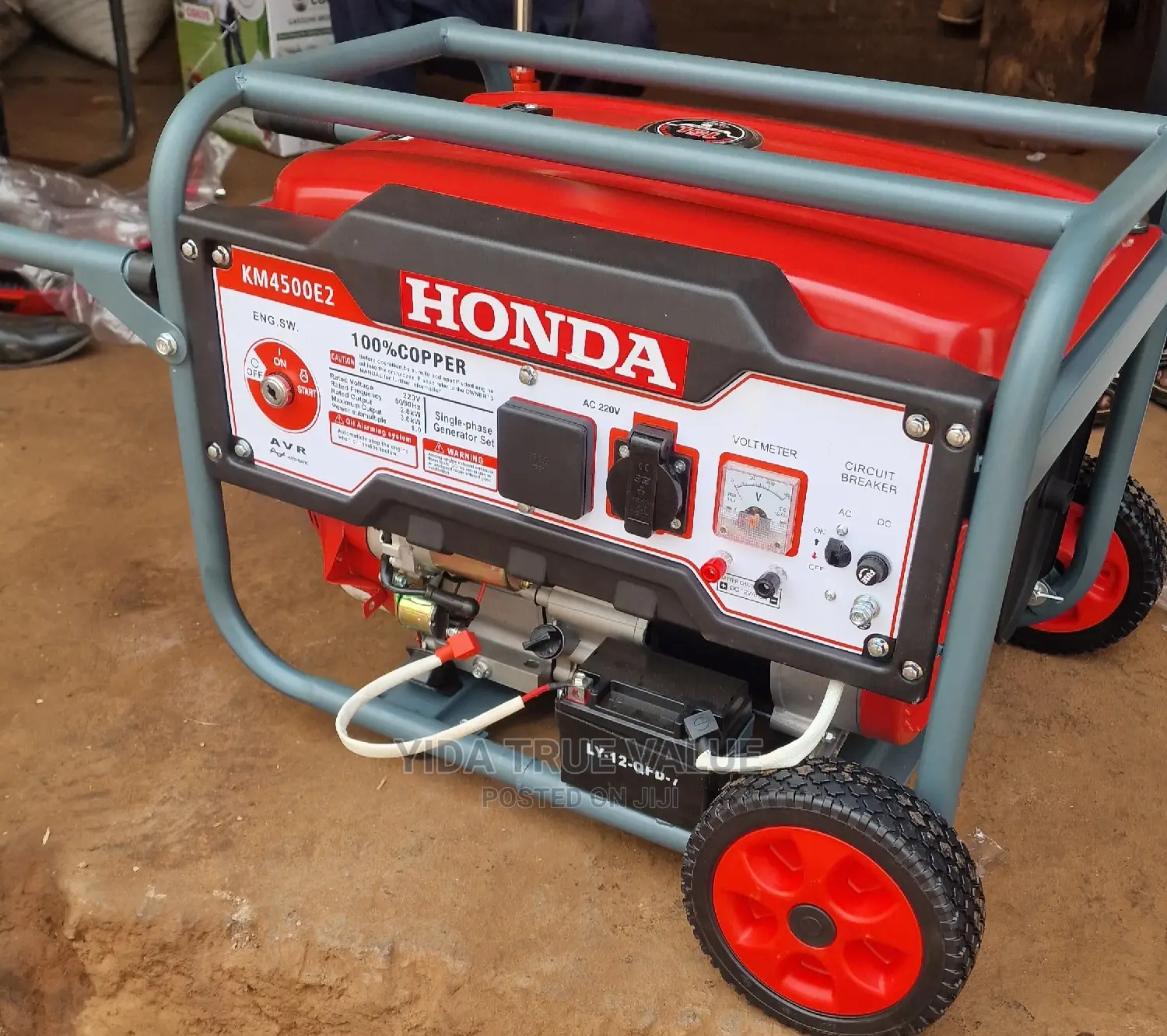 Generator Honda 3.2kva With Wheels