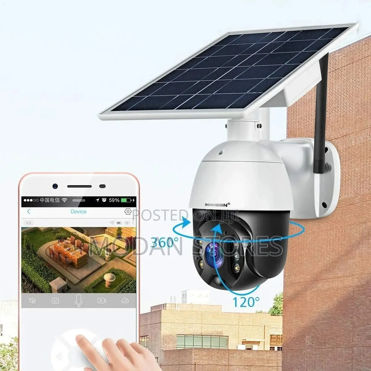Wifi Smart Camera Powered by Solar