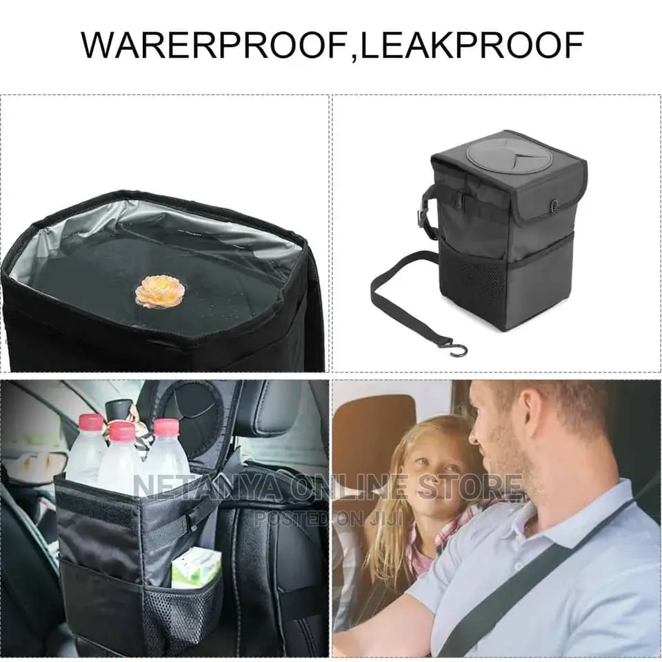 Leakpfoof Car Trash Bin/Can