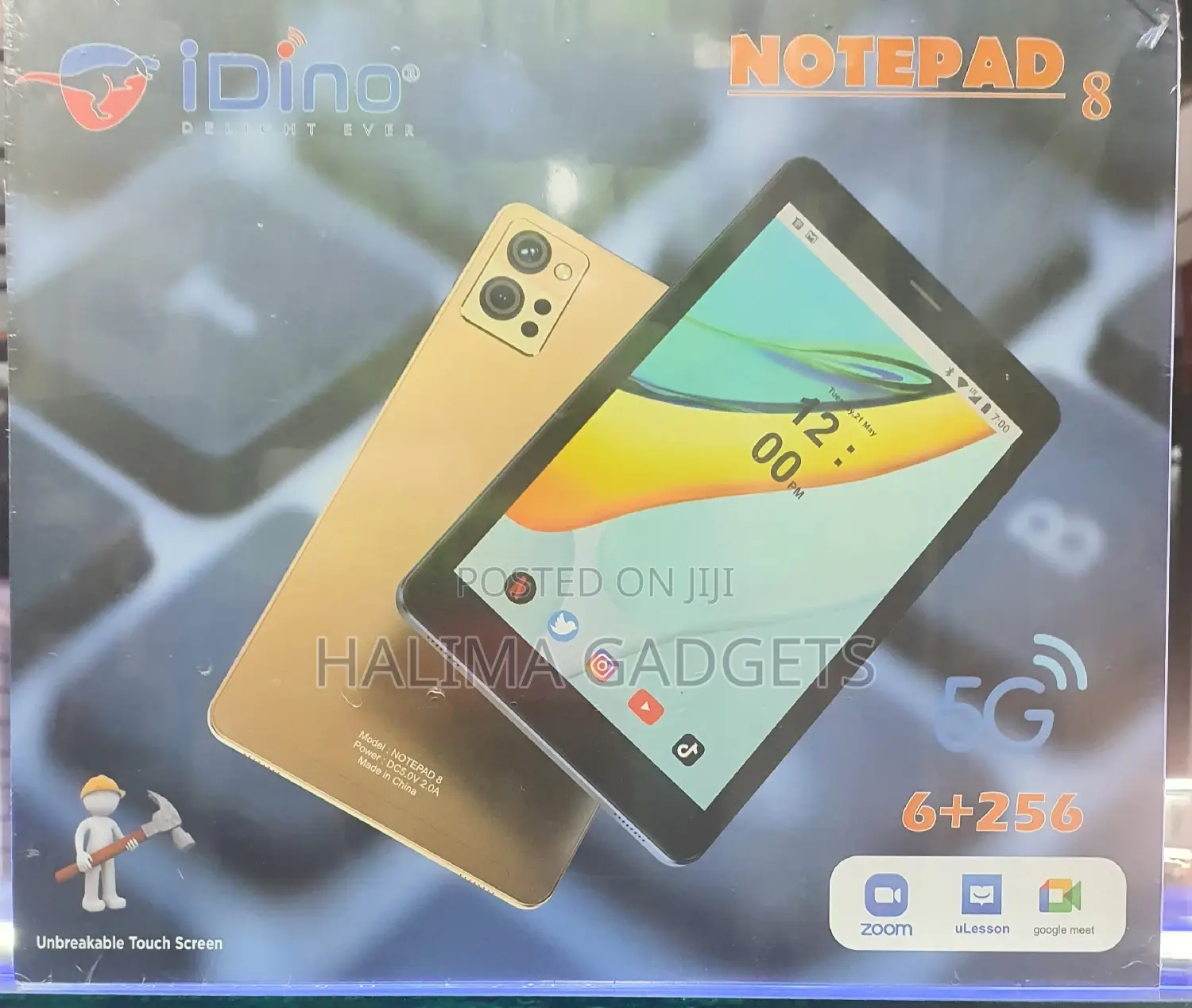 New Idino Note Pad 8 256 GB Silver