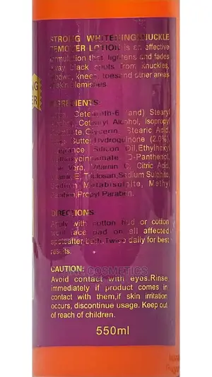 New O'Carly Strong Whitening Knuckle Remover Lotion Peel Off