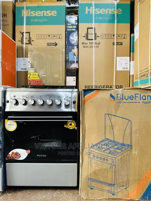 Blueflame Cooker 2gas 2electric 60x60cm Silver