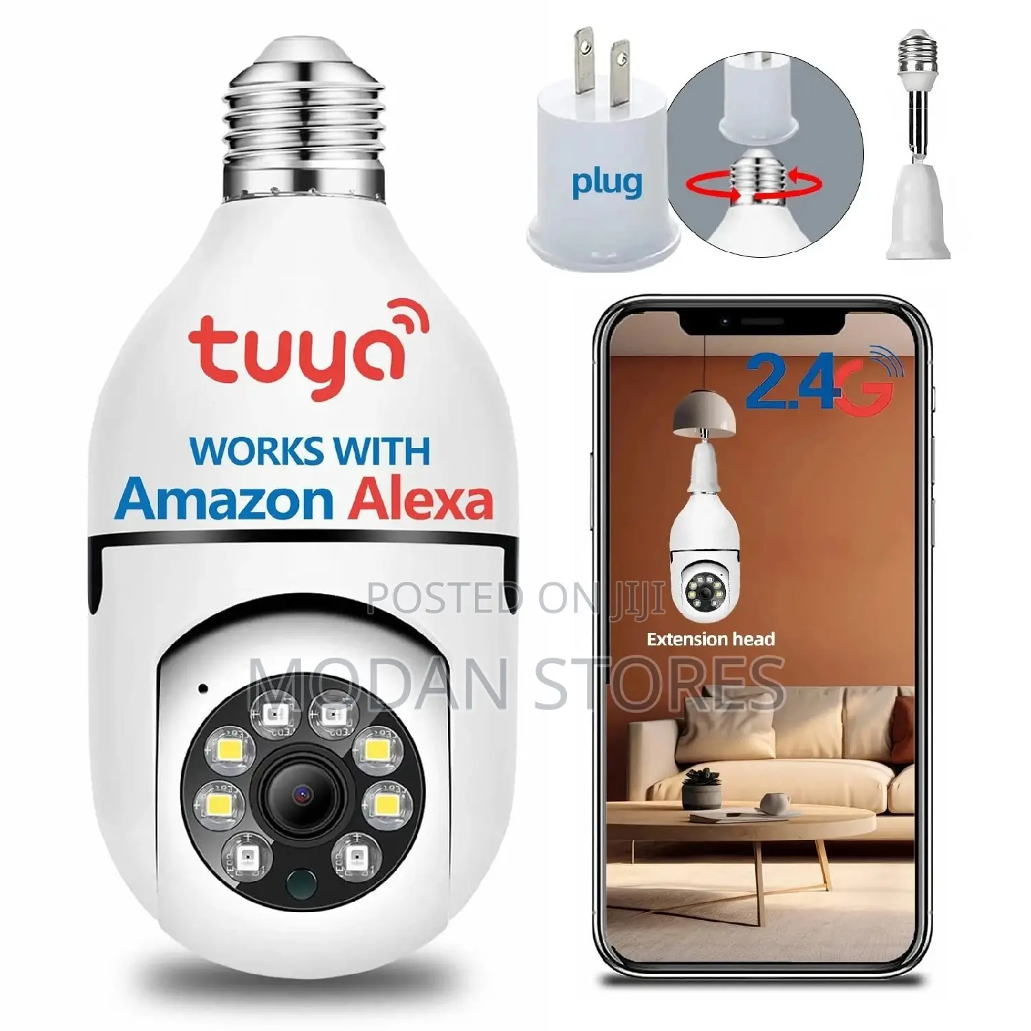 School Bulb Alarm Camera