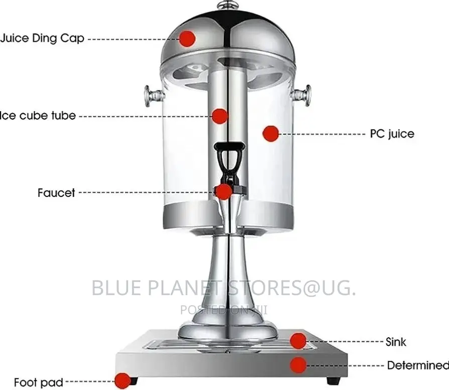 Non _ Electric (8.0litres × 3) Juice Dispensers \\ S/S BODY.