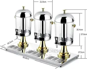 Non _ Electric (8.0litres × 3) Juice Dispensers \\ S/S BODY.