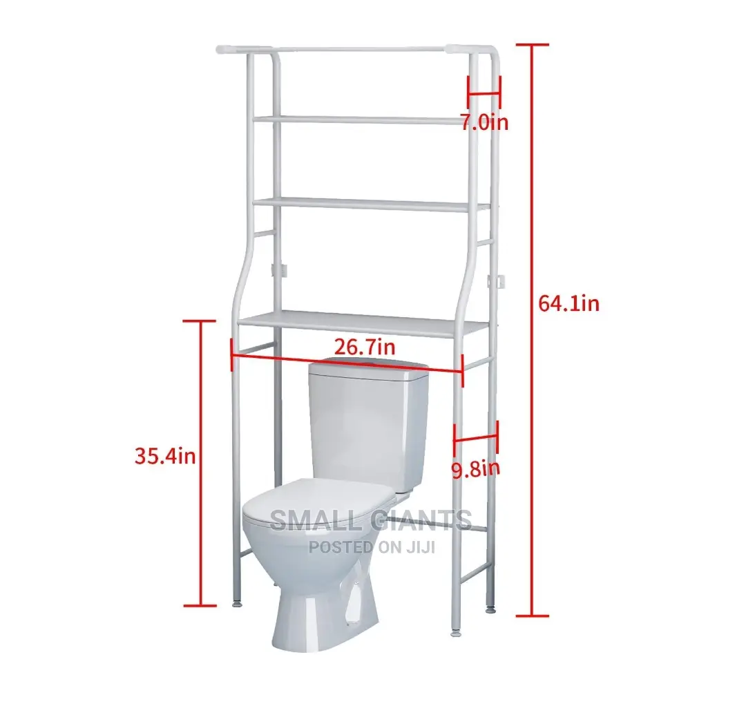 3 Shelf Bathroom Space Saver,Over the Toilet Rack