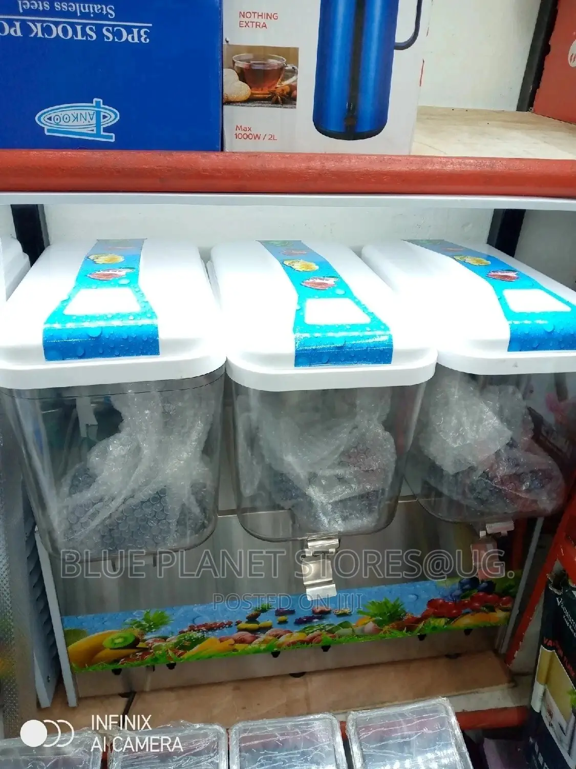 (18L. × 3) Triple Electric Juice Dispensers \\ COMMERCIAL.