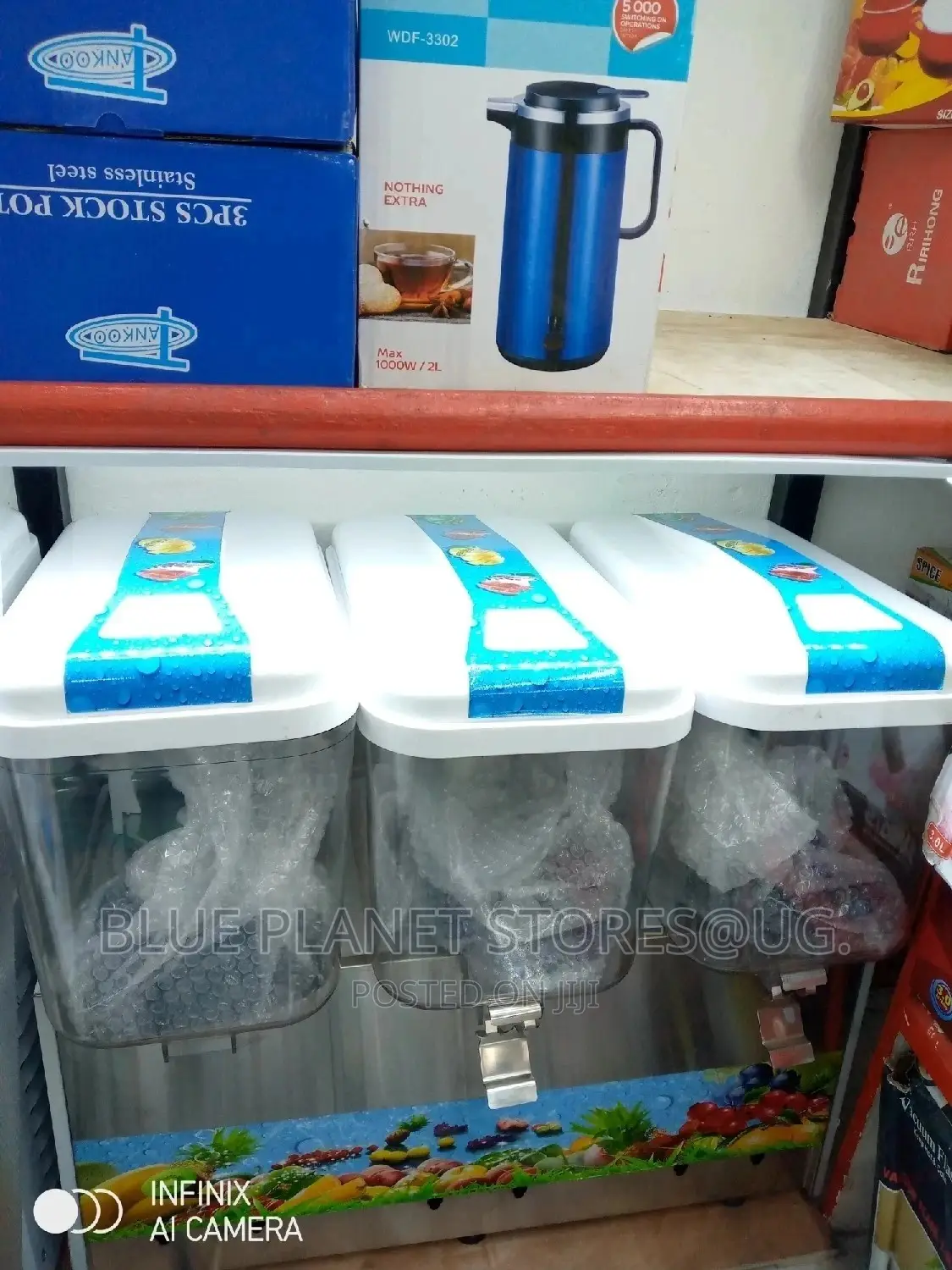 (18L. × 3) Triple Electric Juice Dispensers \\ COMMERCIAL.