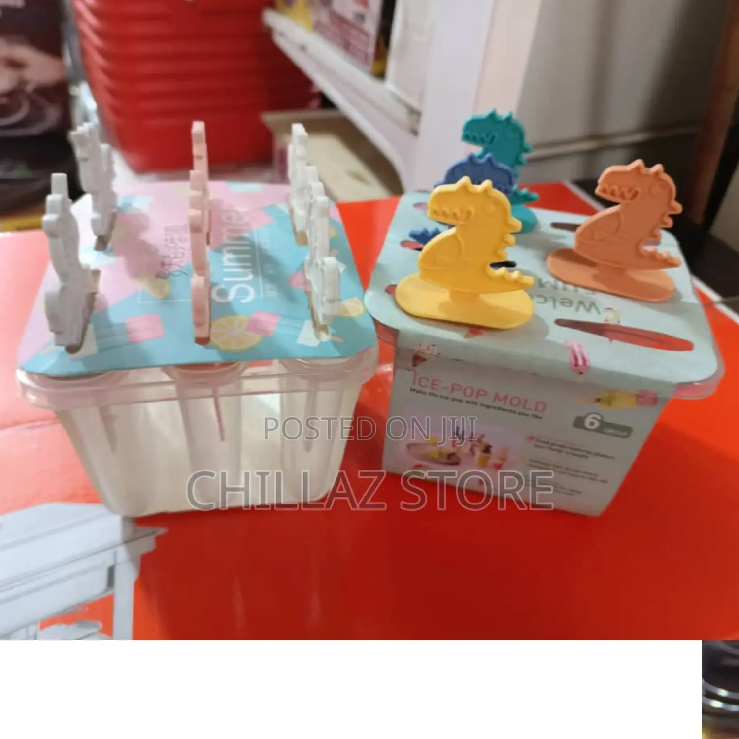 6pcs Ice Cubes Pop Mould Makers.