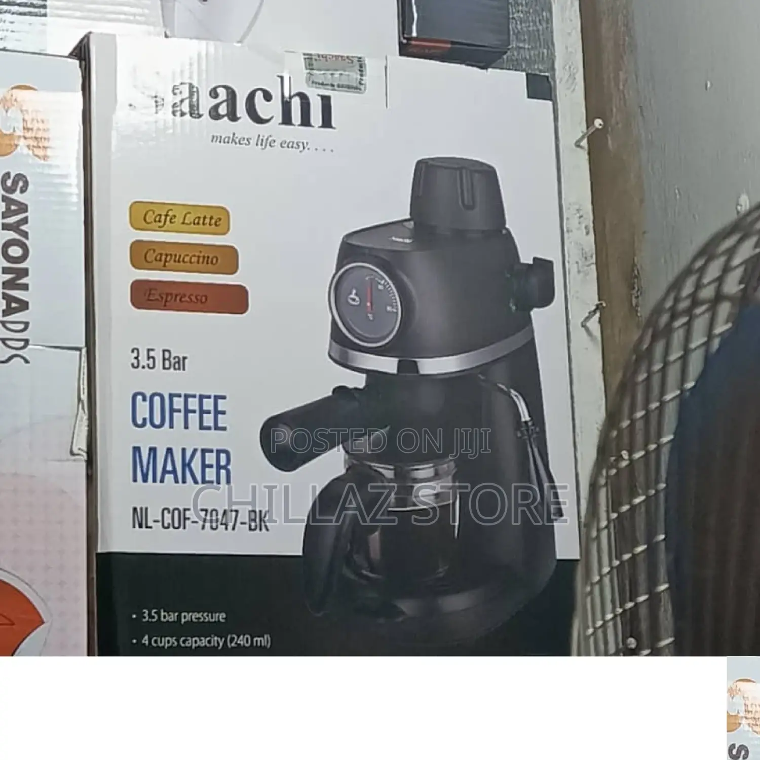 3.5 Bar Saachi Coffee Maker Machine.