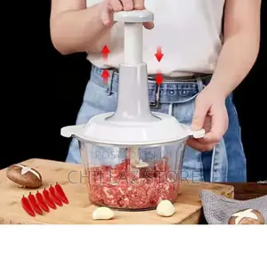 Manual Hand Press Food Chopper.