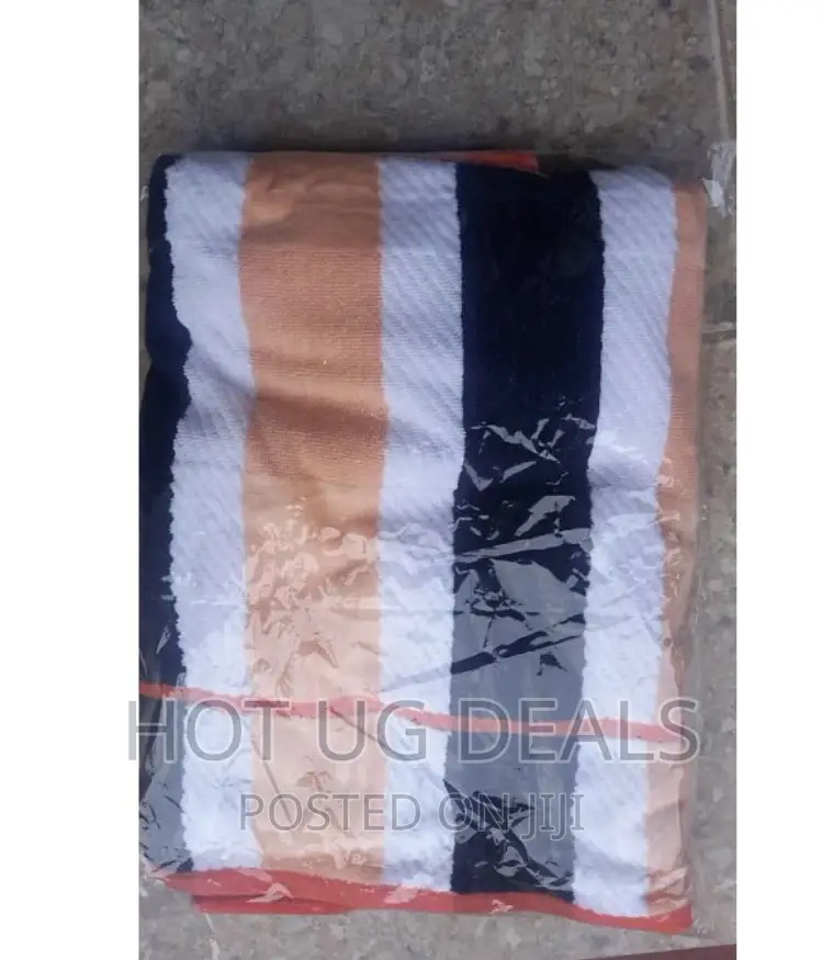 88x180cm Cotton Velvet Bath Towel- Multicolor