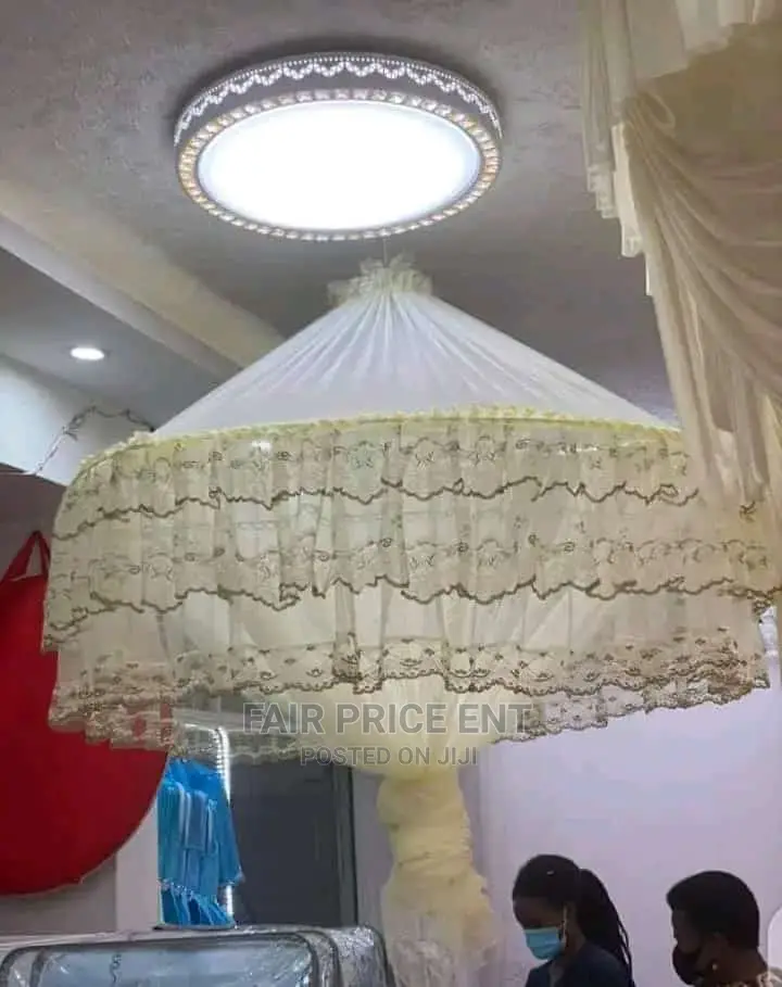 Super Round Mosquito Nets.5x6.( Cream)