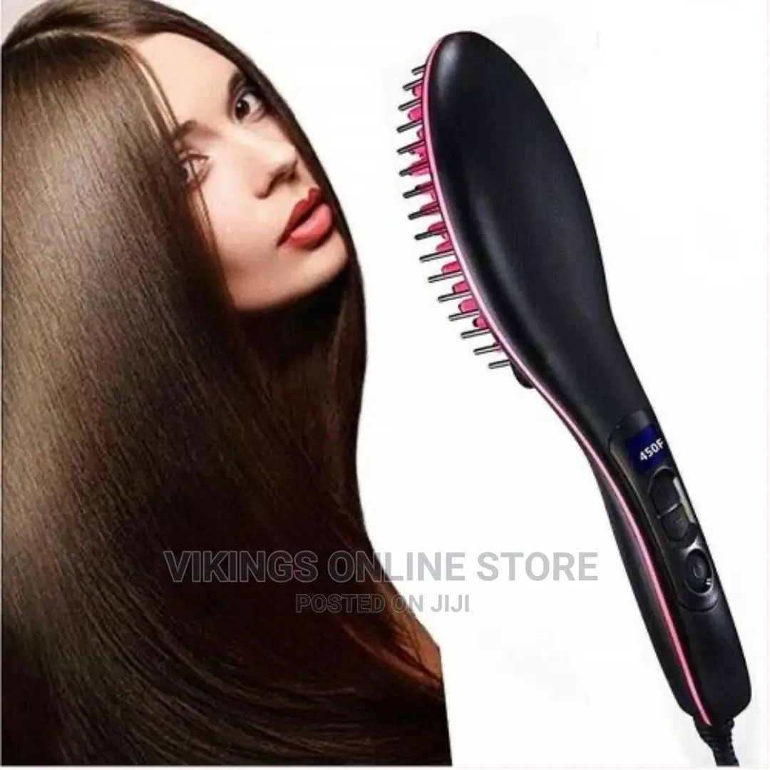 3 Ln1 Electric Fast Ceramic Styling Hair Straightener Brush
