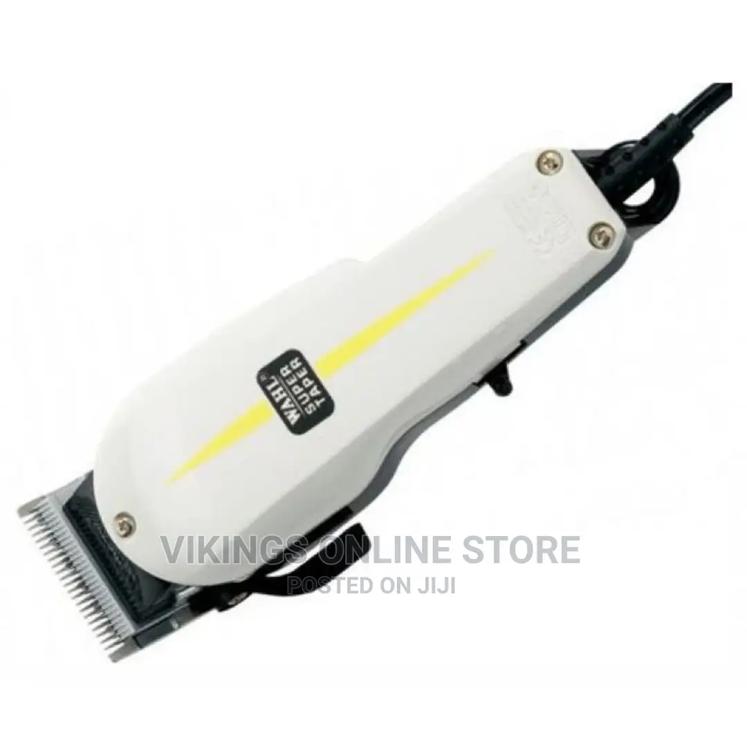 Wahl Super Taper Hair Clipper/ 3 Pin – White
