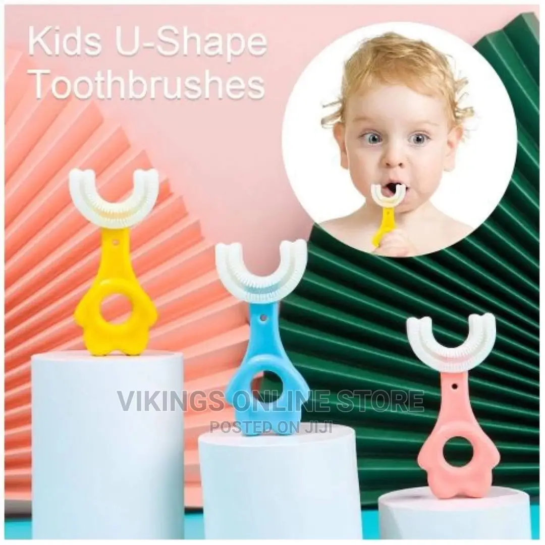 Silicone U-Shape Kids Toothbrush