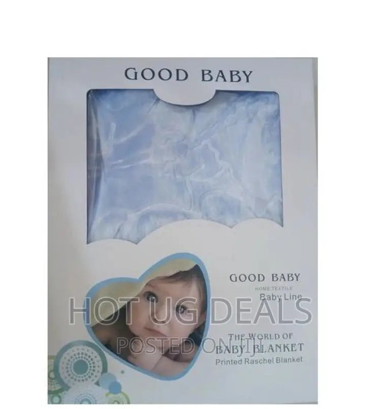 Good Baby New Born Soft Thick Layer Blanket - Blue