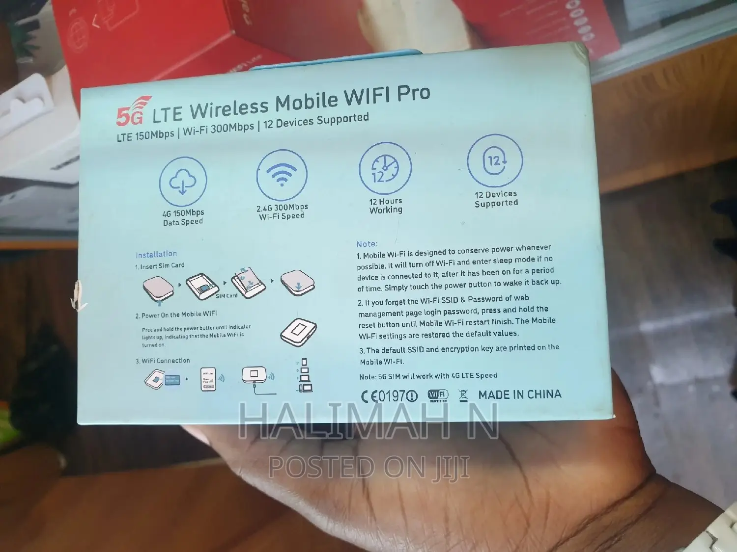 5g Wifi LTE Wireless Modem Wifi Pro