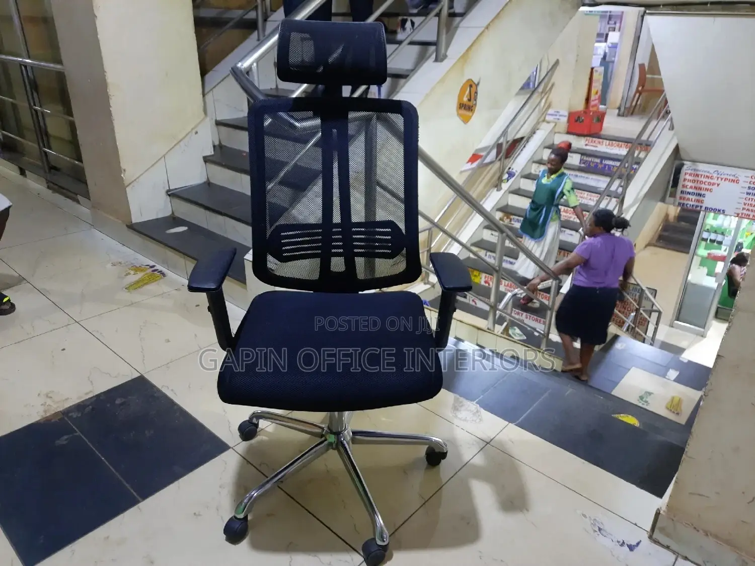 Office Mesh Back With Headrest