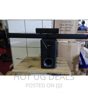 Global Star Wired Sound Bar With Clear Deeper Bass- Black