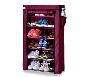 Photo - Thick Non-Woven Fabric Dustproof Shoe Cabinet