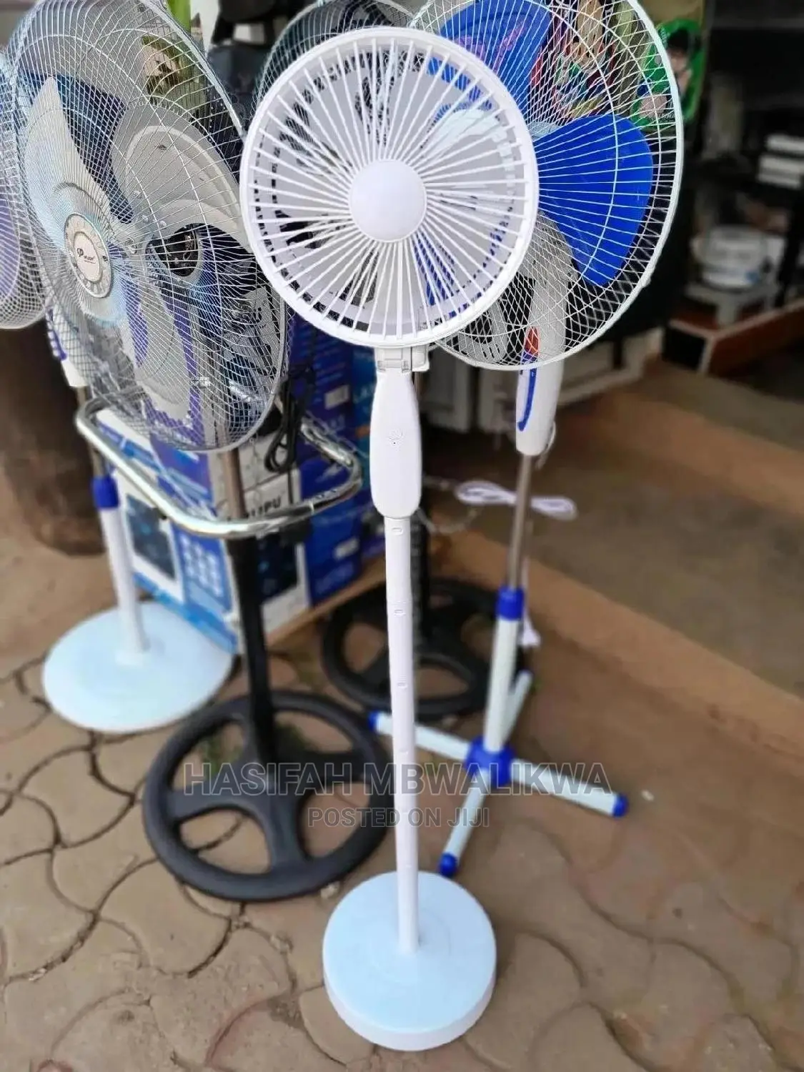 Rechargeable Fan With Torch- 3 Speeds