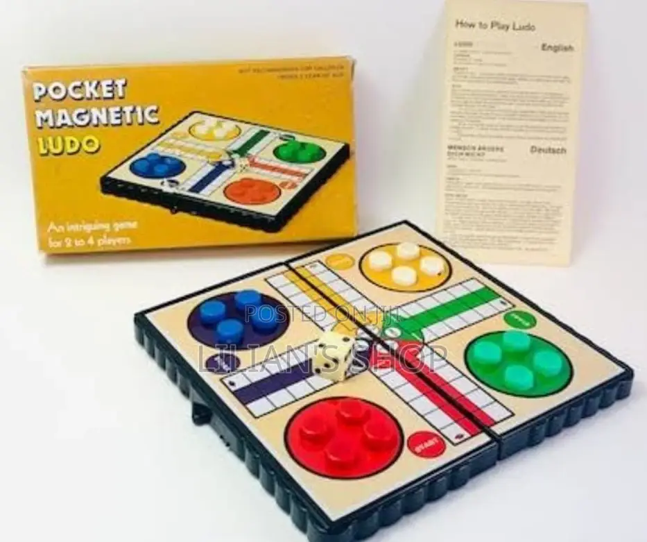 Pocket Magnetic Pocket Ludo