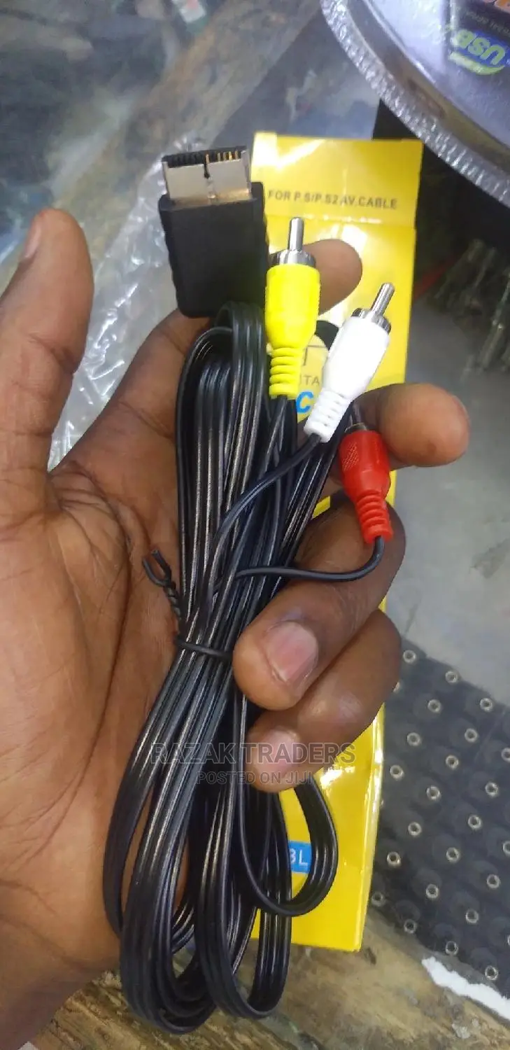 1.5m Audio Video AV Cable for Playstation PS2 PS3 Console
