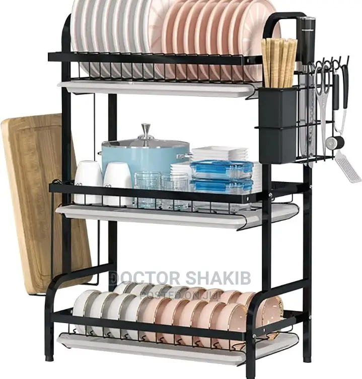Stainless Steel Kitchen Shelf Dish Drainer Rack