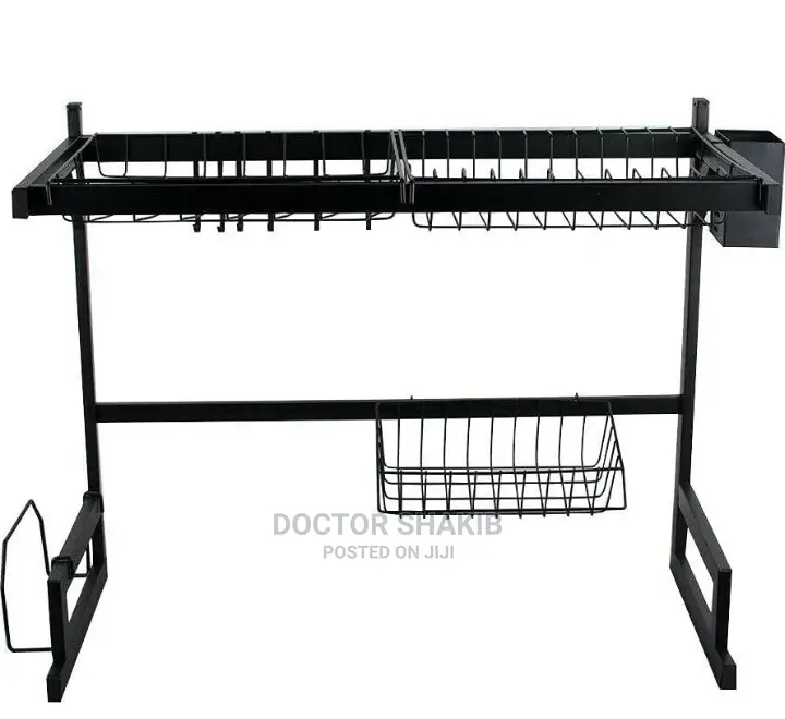 2 Tier Stainless Steel Kitchen Shelf Organizer