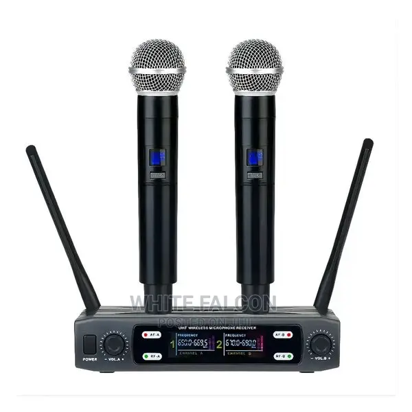 Uhf Wireless Microphone 2 Channel-Handheld Microphone